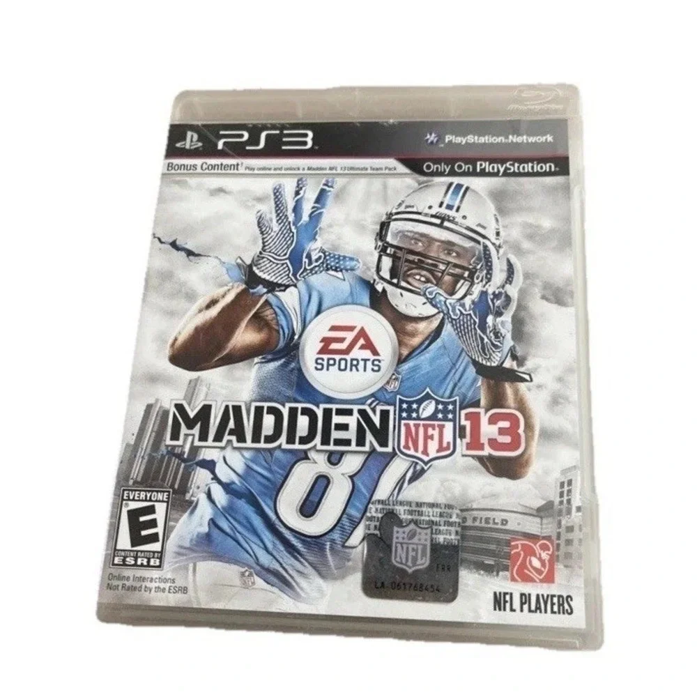 PS3 Sports Game Lot of 6 MADDEN 13 NBA‎ 14 MLB 14 FIFA 14 NHL 14 PGA TOUR 13
